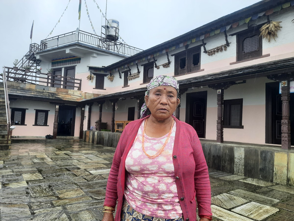 ल्वाङ गाउँकी अगुवा आमा डम्मरकुमारी गुरुङ